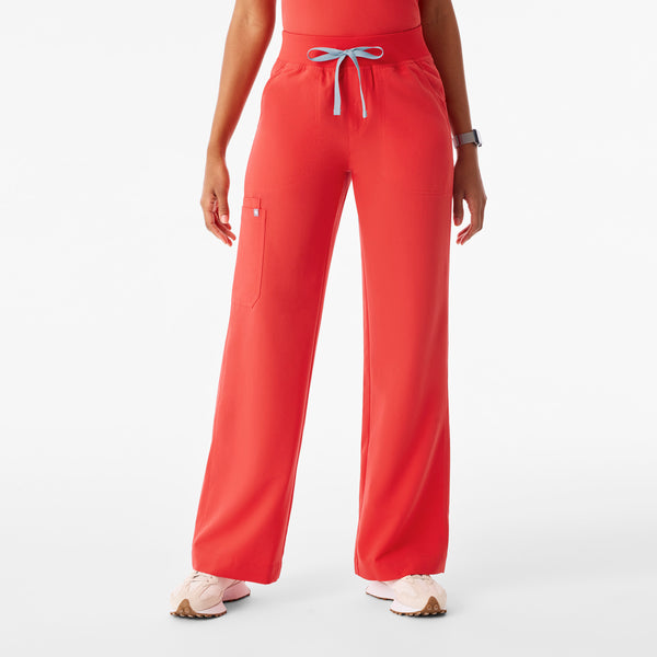 Women's Hibiscus Isabel High-Rise Wide-Leg - Petite Scrub Pant