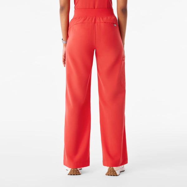Women's Hibiscus Isabel High-Rise Wide-Leg - Petite Scrub Pant