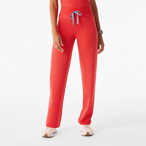 Women's Hibiscus Livingston High-Rise- Petite Straight-Leg Scrub Pant™