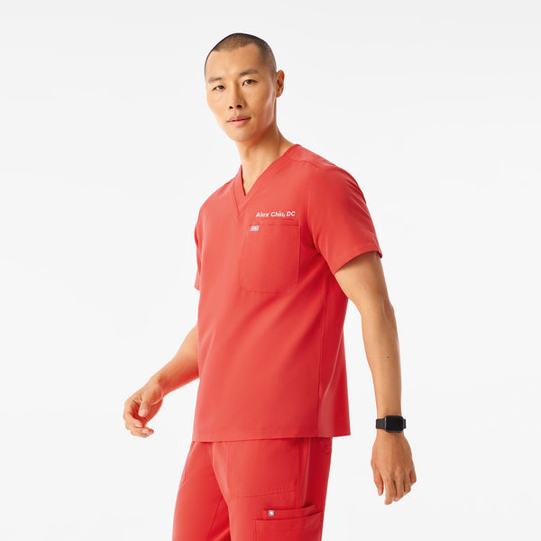 Men's Hibiscus Leon -  Scrub Top™