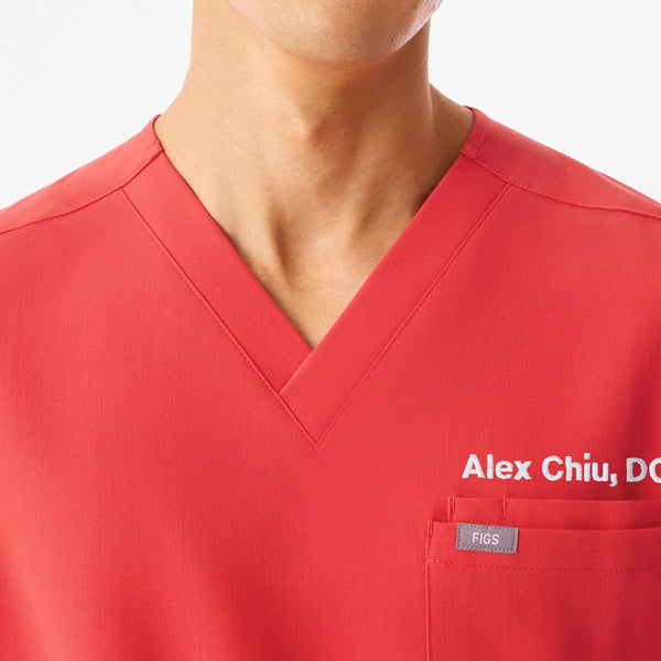 Men's Hibiscus Leon -  Scrub Top™