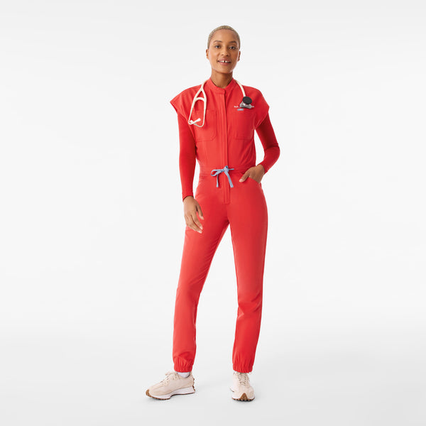 Women's Hibiscus Rafaela Cargo - ScrubJumpsuit™