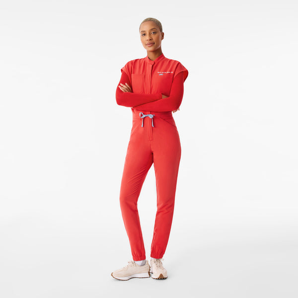 Women's Hibiscus Rafaela Cargo - ScrubJumpsuit™