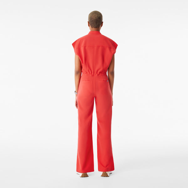 Women's Hibiscus Rafaela Wide-Leg - ScrubJumpsuit™