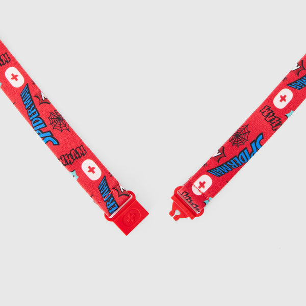 Hibiscus Spider-Man Printed Lanyard