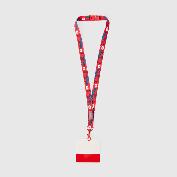 Hibiscus Spider-Man Printed Lanyard
