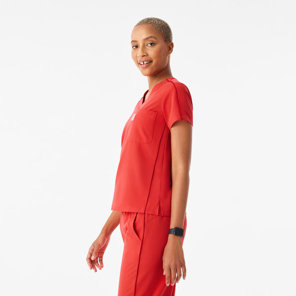 Women's Hibiscus Spider-Man Catarina Scrub Top™
