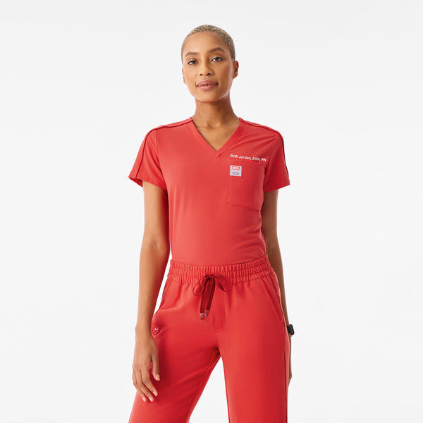 Women's Hibiscus Spider-Man Catarina Scrub Top™
