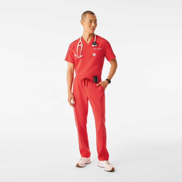 Men's Hibiscus Spider-Man Leon - Scrub Top™