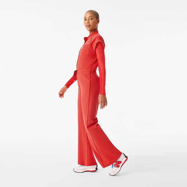 Women's Hibiscus Spider-Man Rafaela Wide-Leg - Petite ScrubJumpsuit™