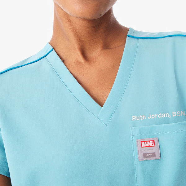 Women's Mauritius Blue Spider-Man Catarina Scrub Top™