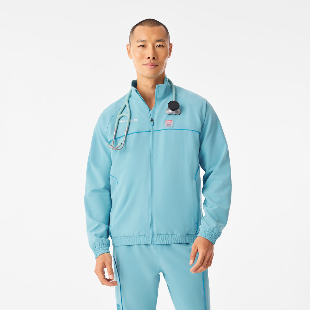Men's Mauritius Blue Spider-Man Cobaki - Scrub Jacket