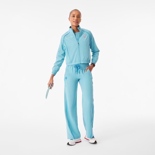 Women's Mauritius Blue Spider-Man Sydney Cropped - Scrub Jacket