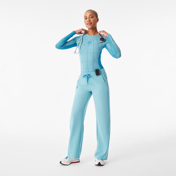 Women's Mauritius Blue Spider-Man Salta Seamless - Long-Sleeve Underscrub