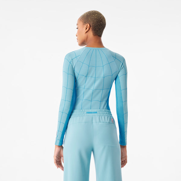 Women's Mauritius Blue Spider-Man Salta Seamless - Long-Sleeve Underscrub
