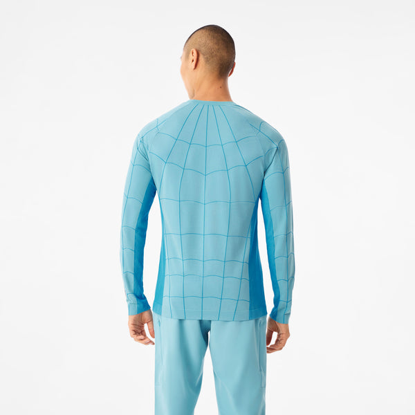 Men's Mauritius Blue Spider-Man Makato - Long-Sleeve Underscrub