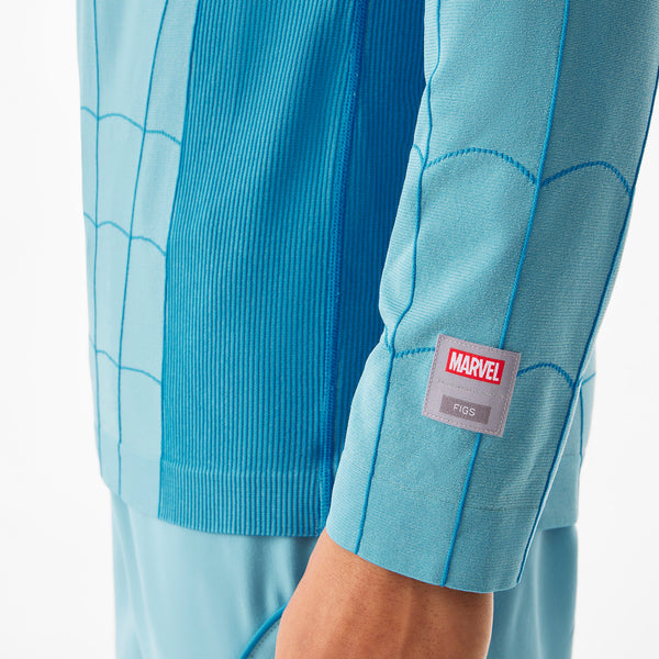 Men's Mauritius Blue Spider-Man Makato - Long-Sleeve Underscrub