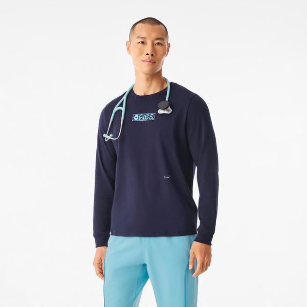 Men's Navy Spider-Man Graphic - Long-Sleeve Underscrub