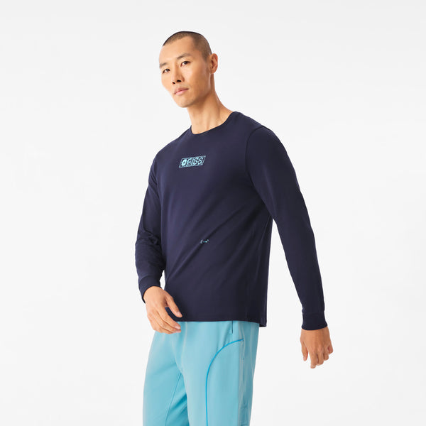 Men's Navy Spider-Man Graphic - Long-Sleeve Underscrub