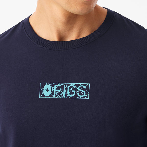 Men's Navy Spider-Man Graphic - Long-Sleeve Underscrub