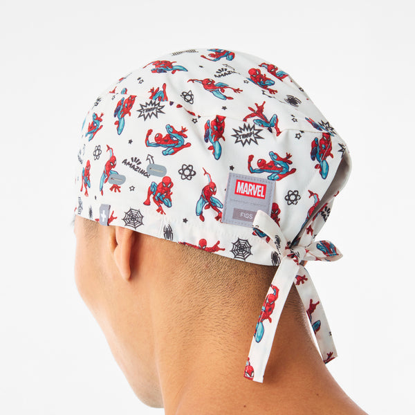 Off-White Spider-Man Printed - Scrub Cap With Buttonholes