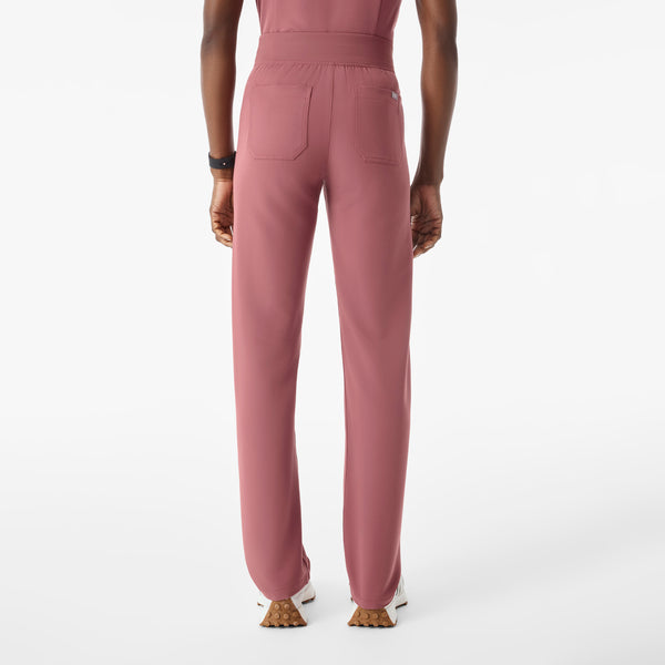 Women's Mauve Livingston High-Rise - Petite Straight-Leg Scrub Pant™