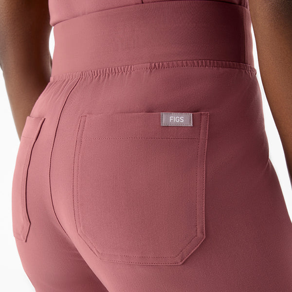 Women's Mauve Livingston High-Rise - Petite Straight-Leg Scrub Pant™