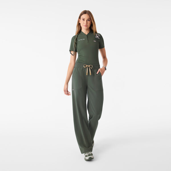 Women's Moss Bree FlexKnit - Slim Scrub Top