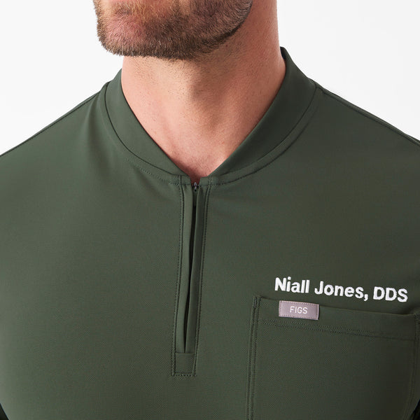 Men's Moss Dawes FlexKnit - ¼ Zip Long-Sleeve Scrub Top