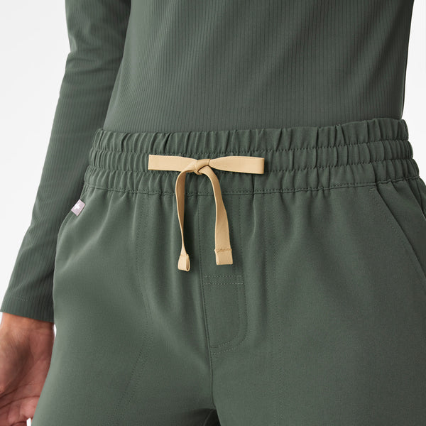 Women's Moss Isabel Ruched Mid-Rise Wide-Leg - Tall Scrub Pant™