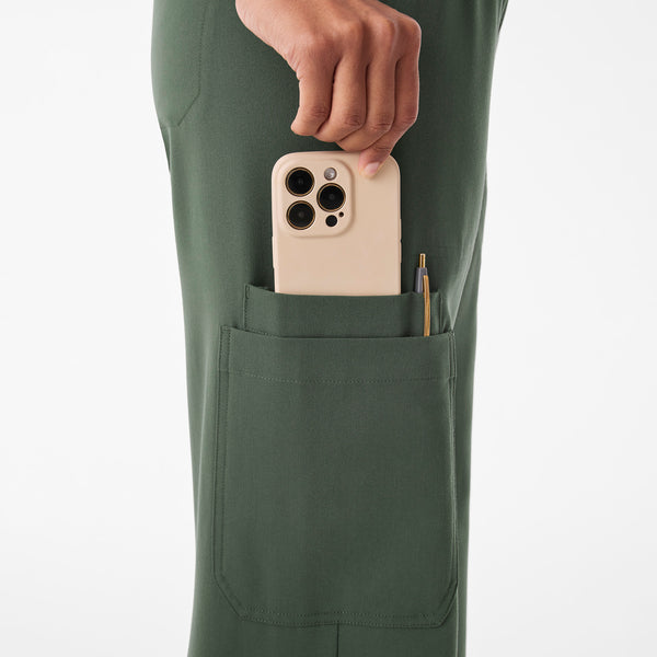 Women's Moss Isabel Ruched Mid-Rise Wide-Leg - Tall Scrub Pant™