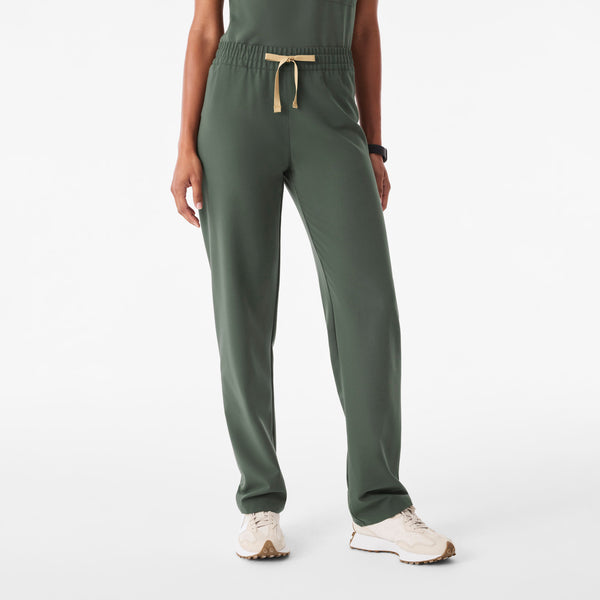 Women's Moss Livingston Ruched Mid-Rise - Tall Straight-Leg Scrub Pant™