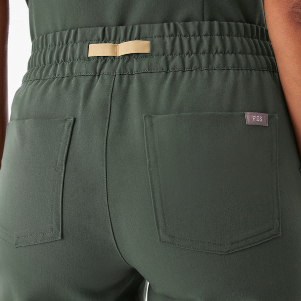 Women's Moss Zamora Ruched Mid-Rise - Petite Jogger Scrub Pant™