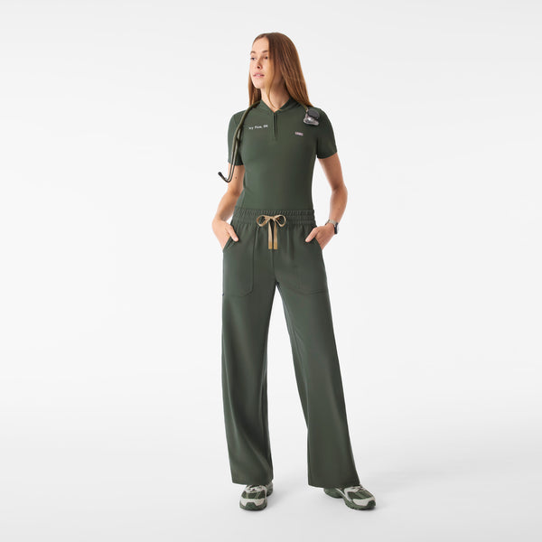 Women's Moss Roslyn Mid-Rise Wide-Leg - Tall Scrub Pant