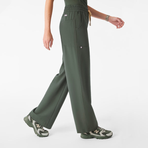 Women's Moss Roslyn Mid-Rise Wide-Leg - Tall Scrub Pant