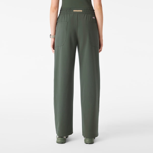 Women's Moss Roslyn Mid-Rise Wide-Leg - Tall Scrub Pant