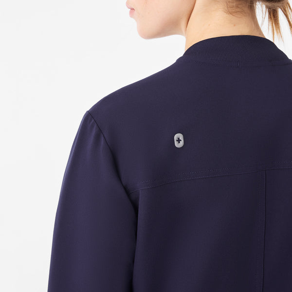 Women's Navy Claire Scrub Jacket