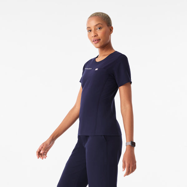 Women's Navy Eliza Slim - Scrub Top