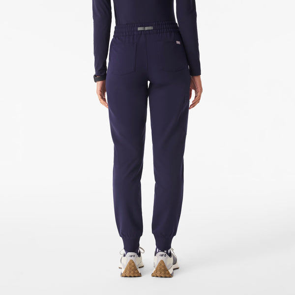 Women's Navy Zamora Ruched Mid-Rise - Tall Jogger Scrub Pant™
