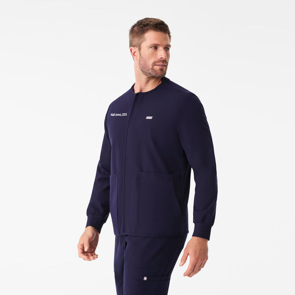 Men's Navy Troy Scub Jacket