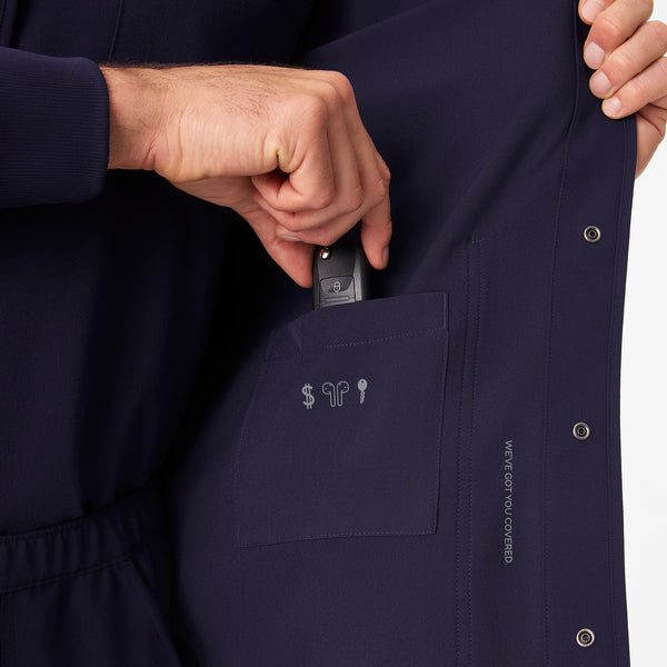 Men's Navy Troy Scub Jacket