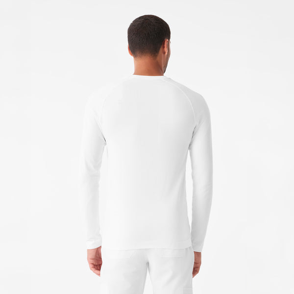 Men's Optic White Seamless - Long-Sleeve Underscrub