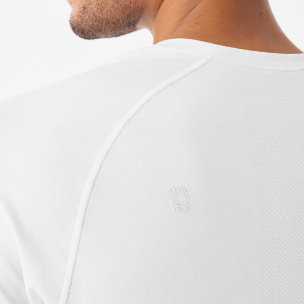 Men's Optic White Seamless - Long-Sleeve Underscrub