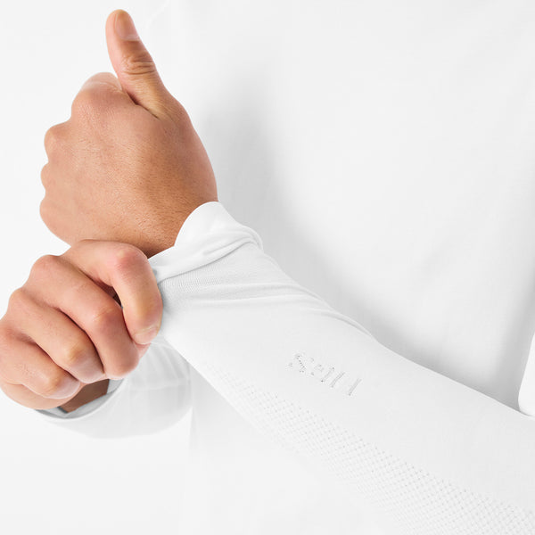 Men's Optic White Seamless - Long-Sleeve Underscrub
