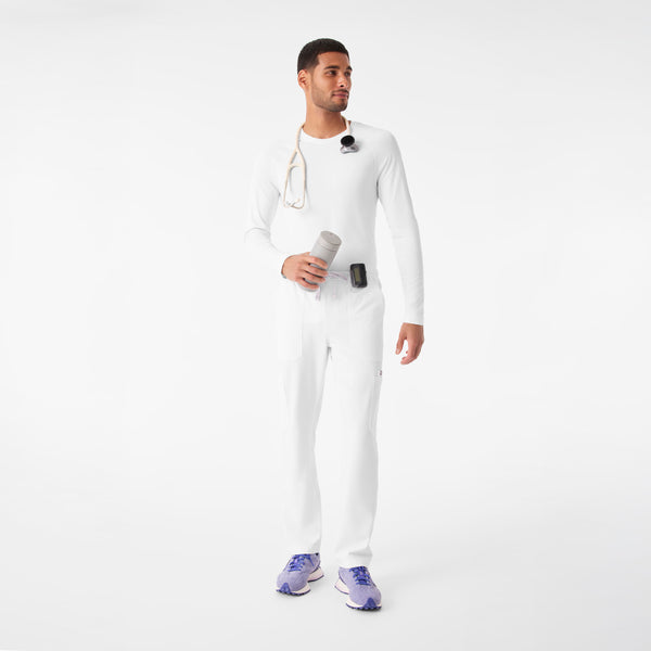 Men's Optic White Seamless - Long-Sleeve Underscrub
