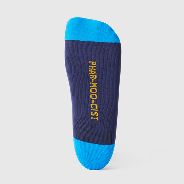 Unisex Navy Phar-Moo-Cist - Compression Socks
