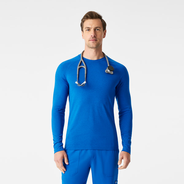 Men's Royal Blue Makato Seamless - Long-Sleeve Underscrub