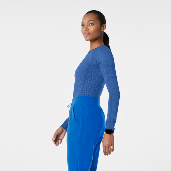 Women's Royal Blue Salta Seamless - Long-Sleeve Underscrub