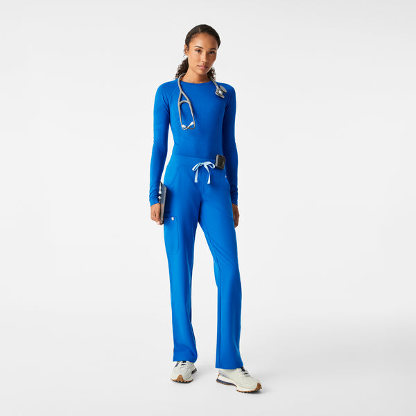 Women's Royal Blue Salta Seamless - Long-Sleeve Underscrub