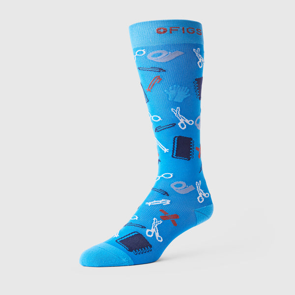 Unisex Blue Horizon Scrub In - Compression Socks
